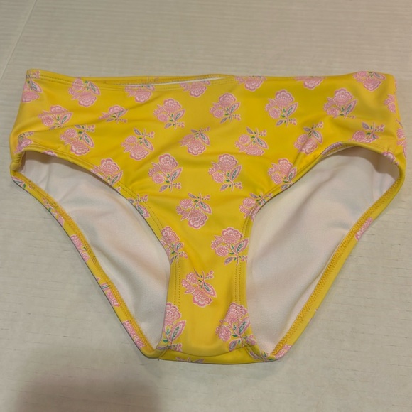 Janie and Jack Floral Smocked cold shoulder 2 piece bikini swimsuit size 14 - Picture 8 of 13